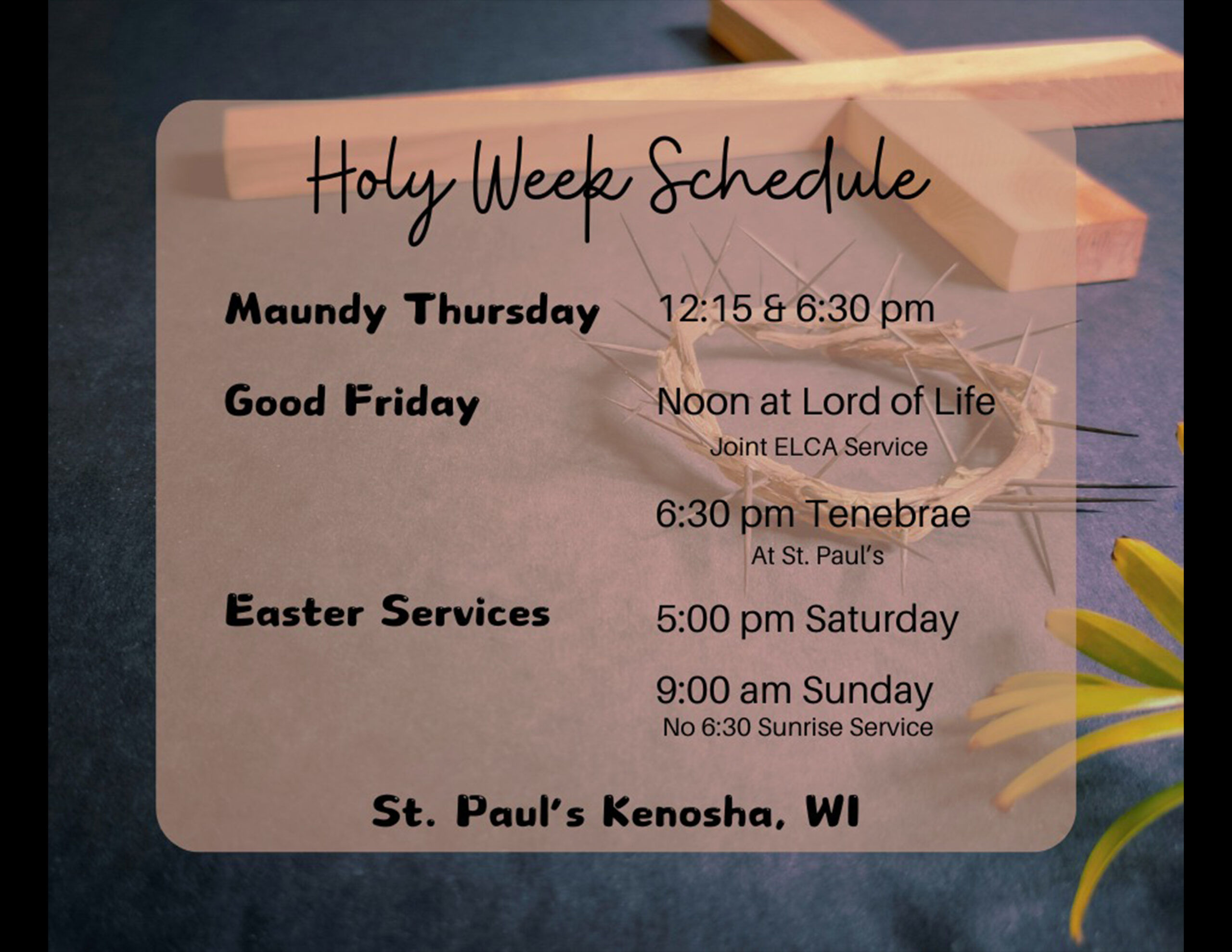 St Paul's Lutheran Church – Worship 9 AM | Devoted to FAITH, HOPE & LOVE